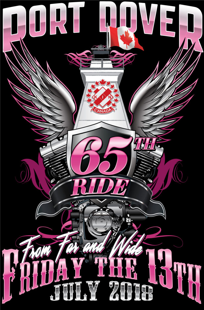 Friday the 13th – Women’s 65th Ride T-Shirt Design