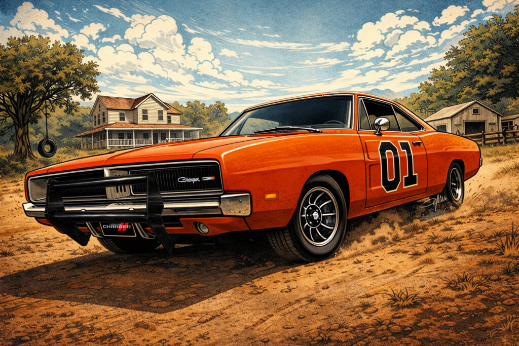Dodge Charger “General Lee” Art