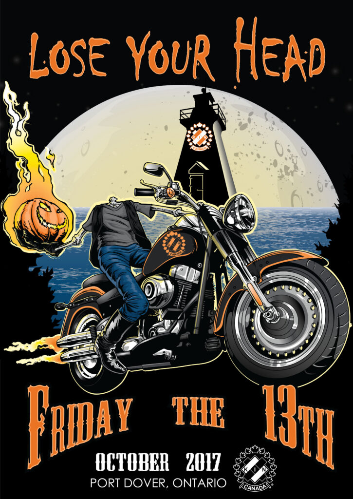 Friday the 13th – Lose Your Head T-Shirt Design