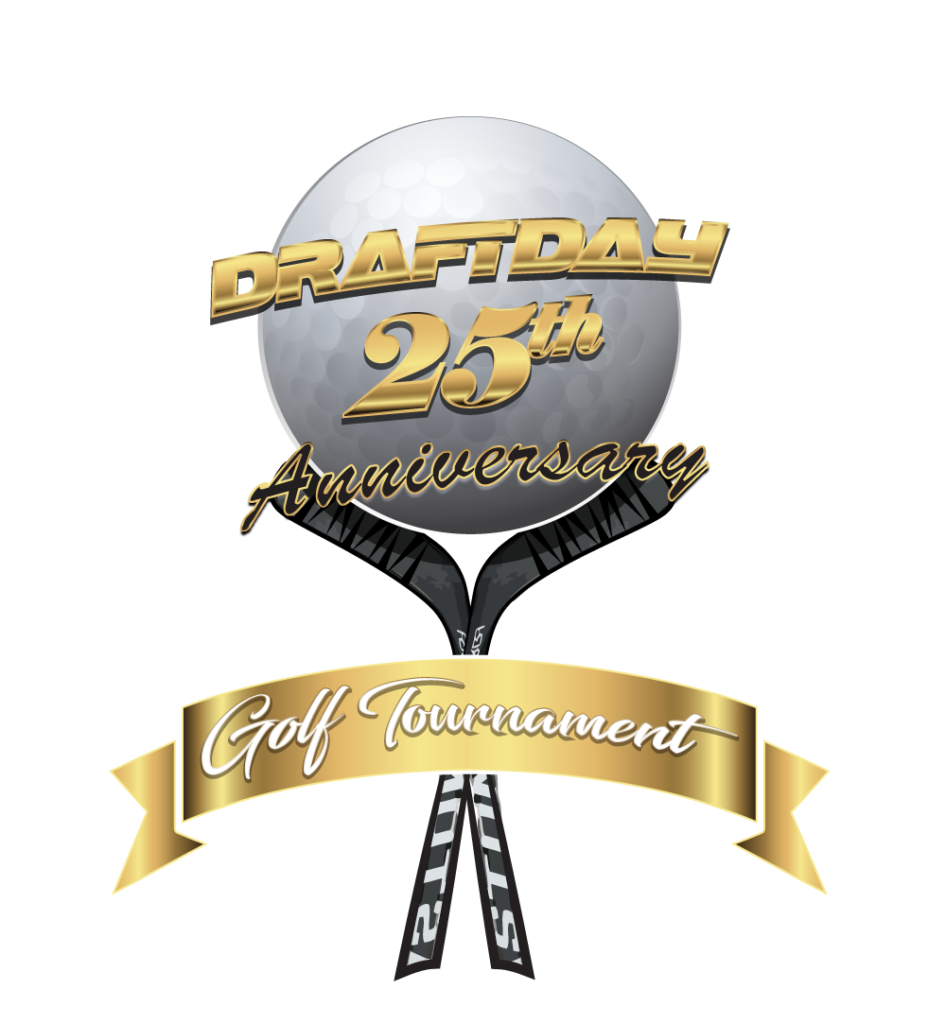 Draftday 25th Anniversary Golf Tournament Logo