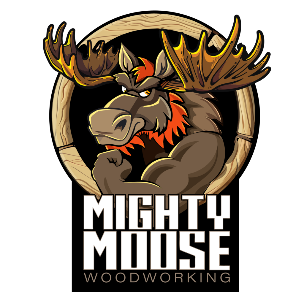 Mighty Moose Woodworking Logo